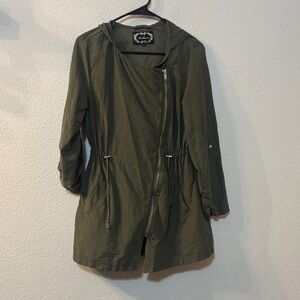 Ambiance Dark Green Utility Jacket